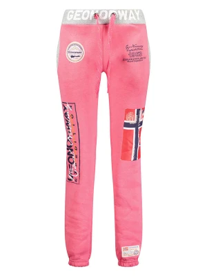 Geographical Norway Spodnie dresowe "Moliere" w kolorze różowym rozmiar: M