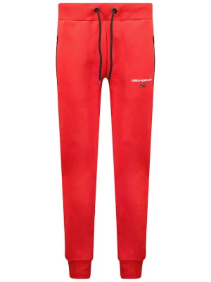 Geographical Norway Spodnie dresowe "Mtartar" w kolorze czerwonym rozmiar: L