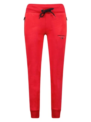 Geographical Norway Spodnie dresowe "Mtartar" w kolorze czerwonym rozmiar: S