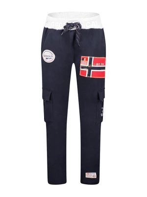 Geographical Norway Spodnie dresowe "Mycargo" w kolorze granatowym rozmiar: L