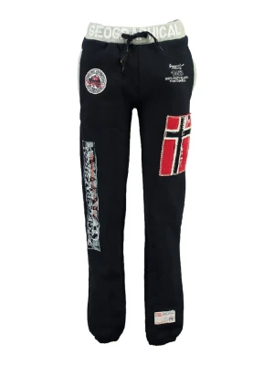 Geographical Norway Spodnie dresowe "Myer" w kolorze granatowym rozmiar: L