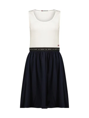 Geographical Norway Sukienka "Jodia" w kolorze biało-granatowym rozmiar: XL