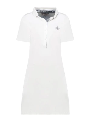 Geographical Norway Sukienka w kolorze białym rozmiar: XL