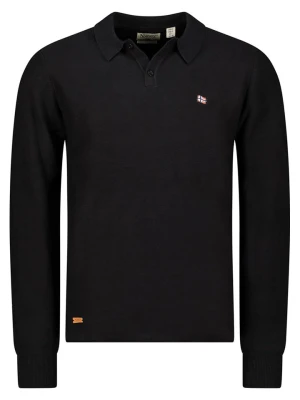 Geographical Norway Sweter "Fiji" w kolorze czarnym rozmiar: M