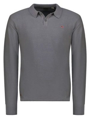 Geographical Norway Sweter "Fiji" w kolorze szarym rozmiar: S