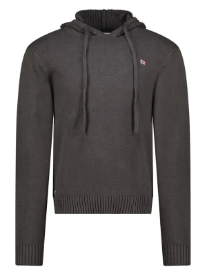 Geographical Norway Sweter "Flicker" w kolorze antracytowym rozmiar: 3XL