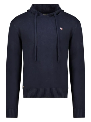 Geographical Norway Sweter "Flicker" w kolorze granatowym rozmiar: XXL