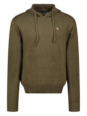 Geographical Norway Sweter "Flicker" w kolorze khaki rozmiar: XXL