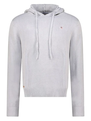 Geographical Norway Sweter "Flicker" w kolorze szarym rozmiar: XXL