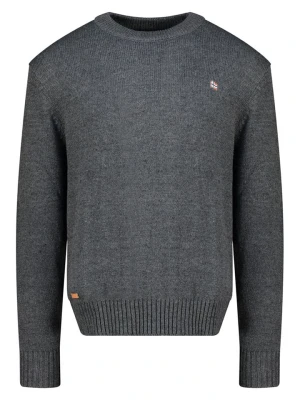 Geographical Norway Sweter "Flinder" w kolorze szarym rozmiar: XL