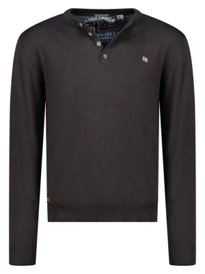 Geographical Norway Sweter "Fraser" w kolorze antracytowym rozmiar: S