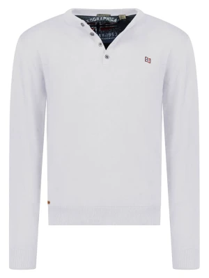 Geographical Norway Sweter "Fraser" w kolorze jasnoszarym rozmiar: XL