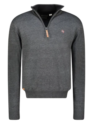 Geographical Norway Sweter "Fregate" w kolorze antracytowym rozmiar: XL