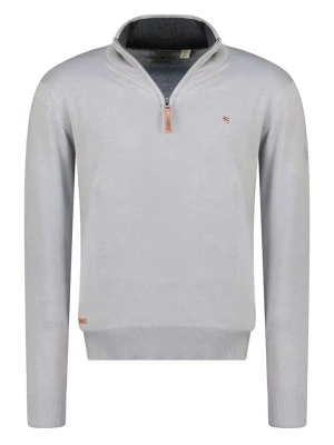 Geographical Norway Sweter "Fregate" w kolorze szarym rozmiar: L