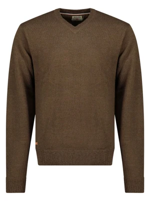 Geographical Norway Sweter "Froste" w kolorze brązowym rozmiar: L