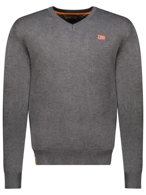 Geographical Norway Sweter w kolorze antracytowym rozmiar: XL