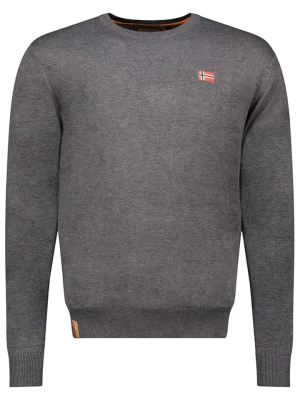 Geographical Norway Sweter w kolorze antracytowym rozmiar: XXL