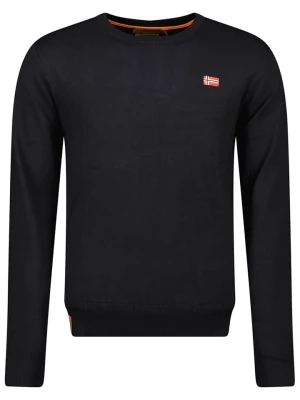 Geographical Norway Sweter w kolorze czarnym rozmiar: M