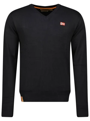 Geographical Norway Sweter w kolorze czarnym rozmiar: M