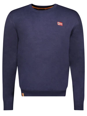 Geographical Norway Sweter w kolorze granatowym rozmiar: S