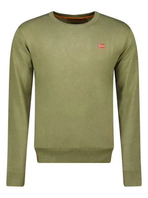 Geographical Norway Sweter w kolorze khaki rozmiar: XXL