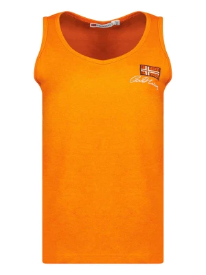 Geographical Norway Top "Jupette" w kolorze pomarańczowym rozmiar: M