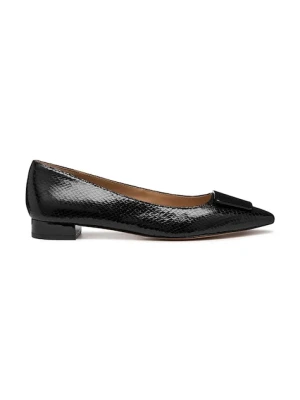Geox baleriny skórzane D GISELDA15 kolor czarny D56YUA 0KYHH C9999