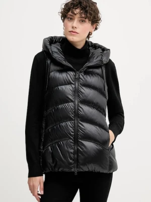 Geox bezrękawnik BLEYZE kolor czarny przejściowy W5628C T3121