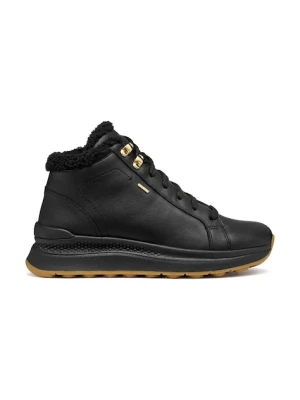 Geox botki D SPHERICA ACTIF X2 damskie kolor czarny na płaskim obcasie D56WPA 00085 C9999