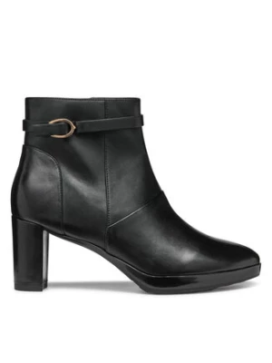 Geox Botki D Walk Pleasure 60 D46TEA 00043 C9999 Czarny