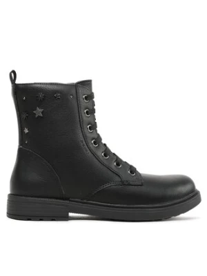 Geox Botki Jr Eclair J169QQ 00054 C9999 D Czarny