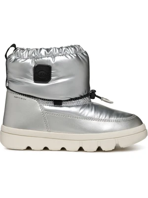 Geox Botki "Willaboom" w kolorze srebrnym rozmiar: 39