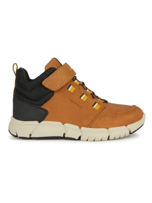 Geox Botki zimowe "Flexyper" w kolorze czarno-jasnobrązowym rozmiar: 32