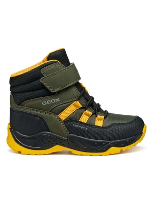 Geox Botki zimowe "Sentiero" w kolorze khaki rozmiar: 34