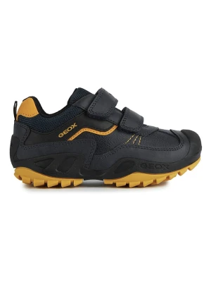 Geox Buty turystyczne "New Savage" w kolorze granatowo-żółtym rozmiar: 29