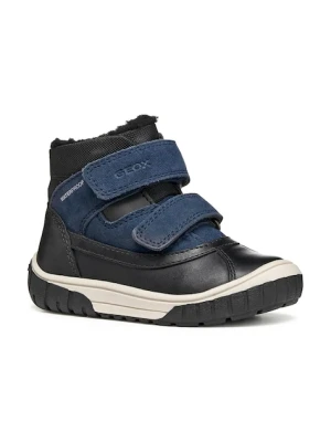 Geox buty zimowe skórzane dziecięce OMAR
