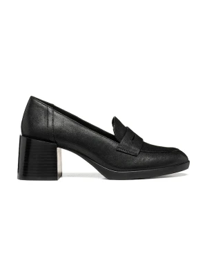 Geox czółenka skórzane D WALK PLEASURE 55T czarny