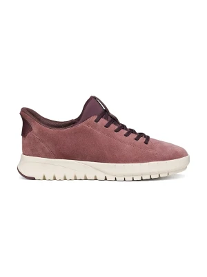 Geox D FLEXTRIDE PLUS sneakersy damskie zamszowe różowy