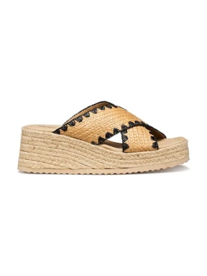 Geox espadryle na koturnie damskie D ALEMERIA