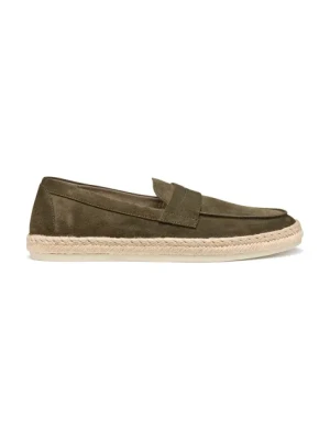 Geox espadryle zamszowe U COSTUNI kolor brązowy U55MRA 00022 C3009