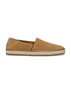 Geox espadryle zamszowe U PANTELLERIA kolor brązowy U55DWA 00022 C6018