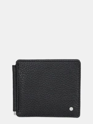 Geox etui na karty skórzane kolor czarny U35JFD 00046