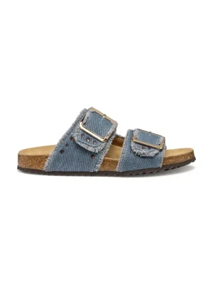 Geox klapki D BRIONIA R damskie kolor szary D55Y3S 00011 C4005