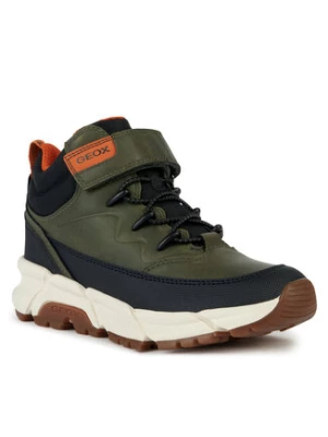 Geox Kozaki J Flexyper Plus Boy J36LCG 0MEFU C0623 M Khaki