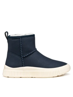 Geox Kozaki J Laquinny J56M3C 000AU C4021 S Granatowy