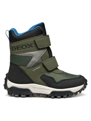 Geox Kozaki zimowe "Himalaya" w kolorze khaki rozmiar: 28