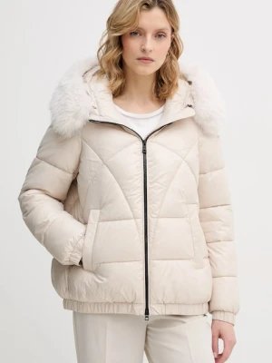 Geox kurtka BACKSIE kolor beżowy zimowa W5628S T3121