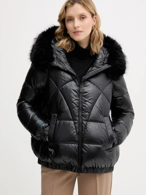 Geox kurtka BACKSIE kolor czarny zimowa W5628S T3121