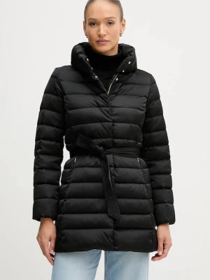 Geox kurtka puchowa BETTANIE kolor czarny przejściowa W5626N T3122