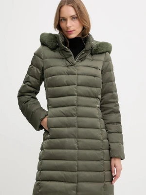 Geox kurtka puchowa BETTANIE kolor zielony zimowa W5626H T3122